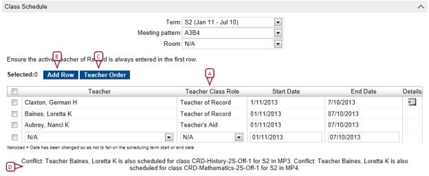 teacher assignment chart texas